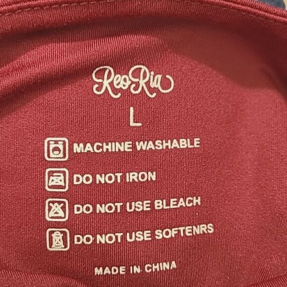 ReoRio One-piece Bathing Suit,  Maroon,  Size Large,  NWT - Picture 11 of 11